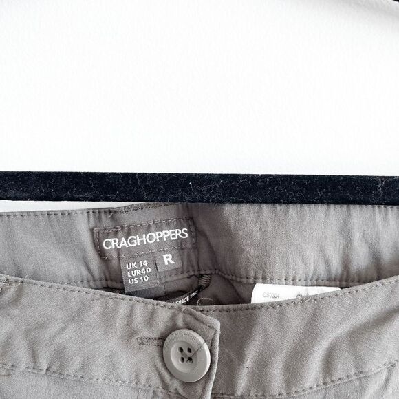 Craghoppers Womens Hiking Pants Cargo Style Straight Leg Dark Green Size 10 - Picture 5 of 11